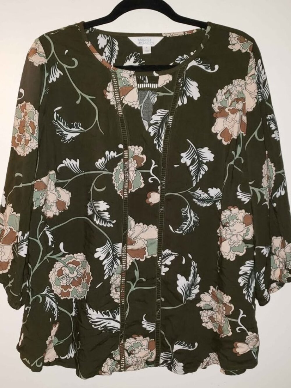Market and Spruce Blouse Size 1X.